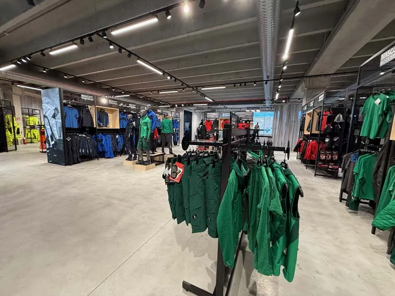 Lo showroom Mascot a Bergamo