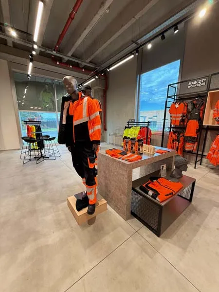 Lo showroom Mascot a Bergamo