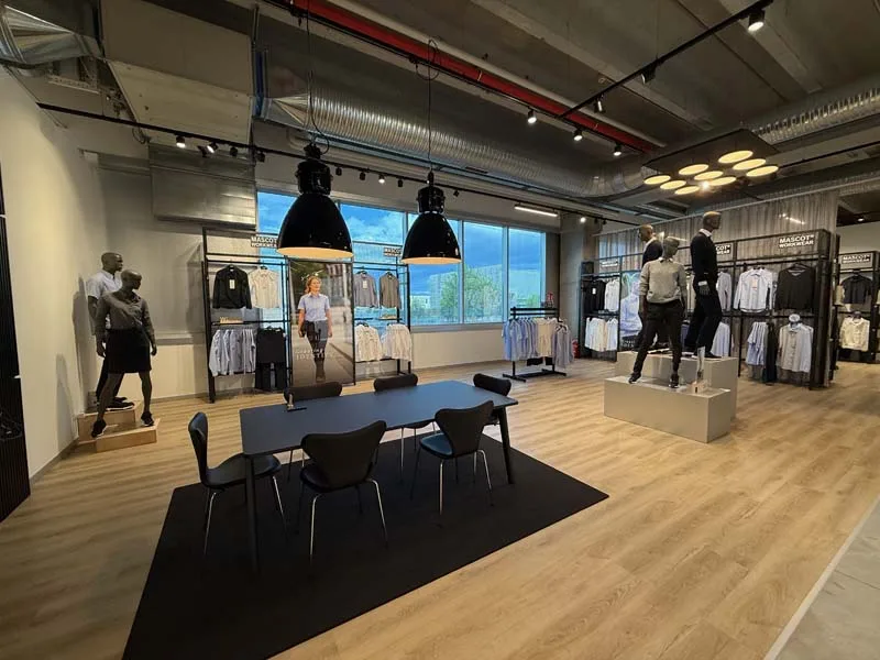 Lo showroom Mascot a Bergamo