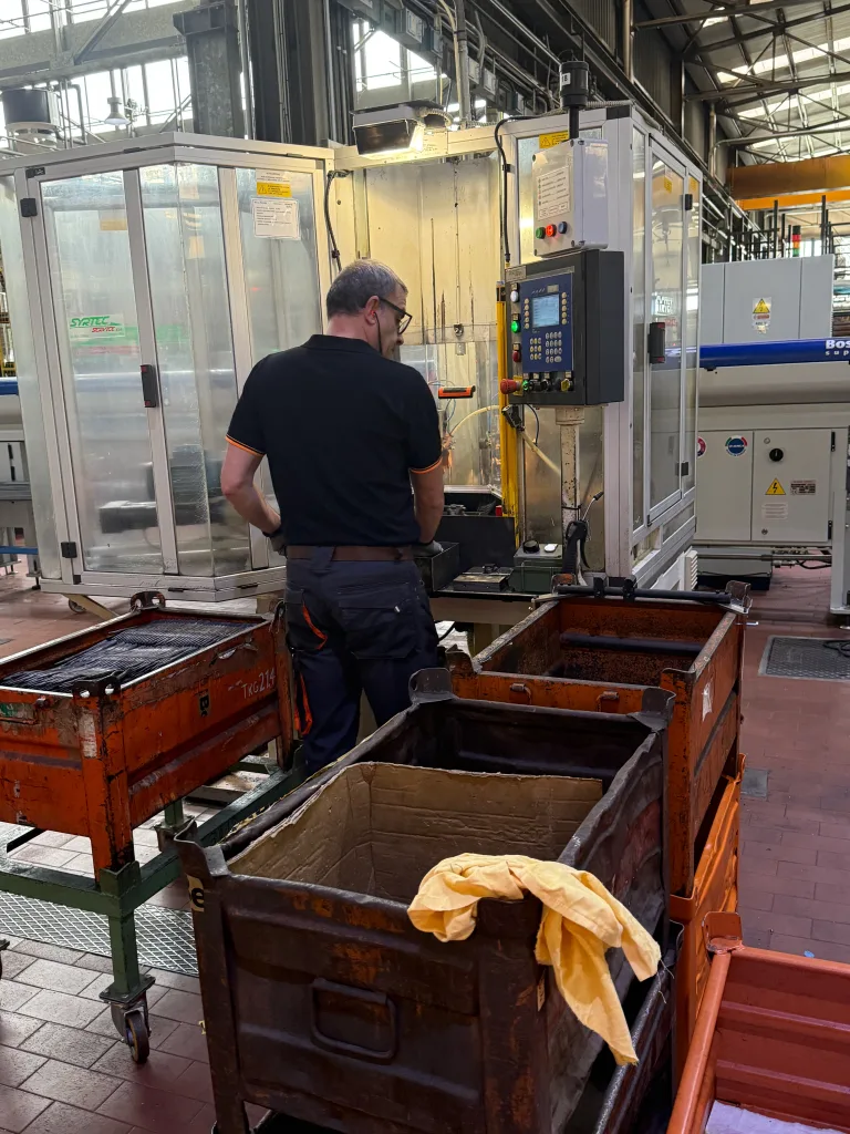 La visita allo stabilimento Beta di Castiglione D'Adda