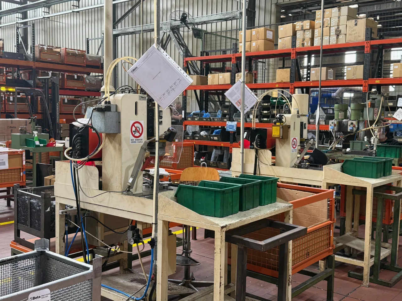 La visita allo stabilimento Beta di Castiglione D'Adda