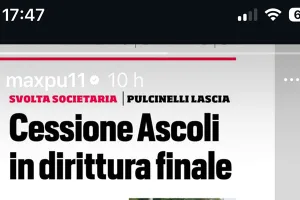 Pulcinelli, si chiude il capitolo Ascoli Calcio