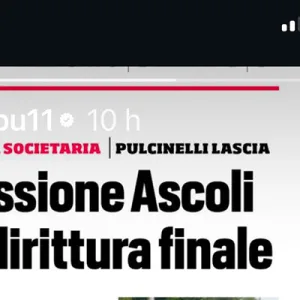 Pulcinelli, si chiude il capitolo Ascoli Calcio