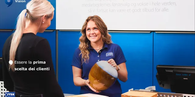 JYSK, si distingue per il servizio ai clienti