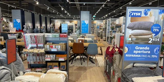 Nuovo store JYSK apre a Busnago e si rafforza in Brianza