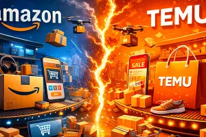 eCommerce: nelle vendite Temu raggiunge Amazon
