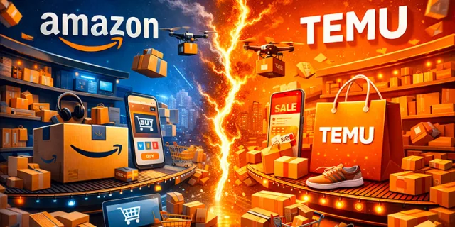 eCommerce: nelle vendite Temu raggiunge Amazon