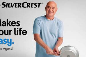 Lidl sceglie Andre Agassi per la nuova identità di Silvercrest