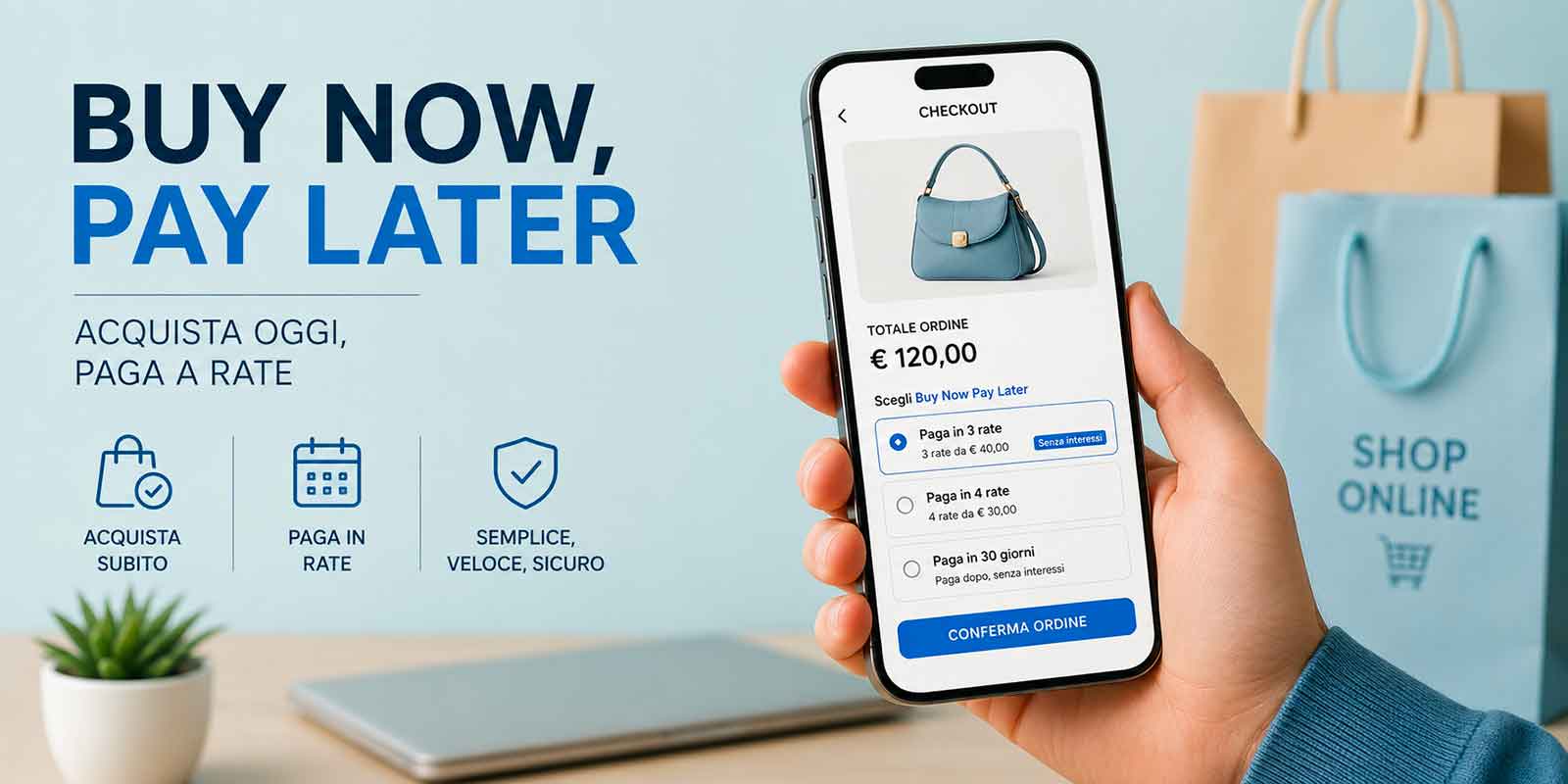 Piace sempre di più il Buy Now Pay Later