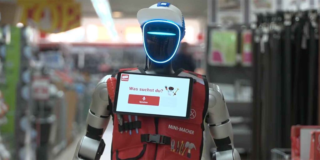 Un robot umanoide tra gli scaffali. In Germania debutta Schotti