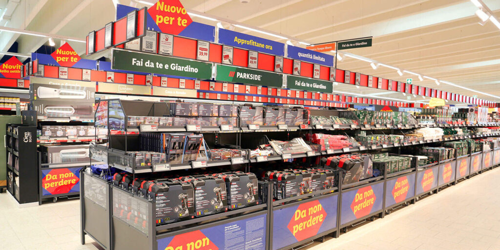 Lidl avvicina il discount al category retail con i mondi tematici (anche in Italia)